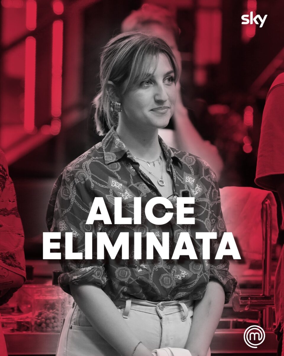Alice eliminata a masterchef13